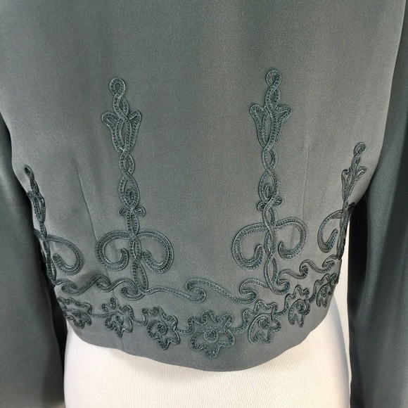 Design by PAT ARGENTI 💯 % silk jacket - Picture 4 of 6